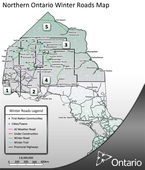 Northern Ontario Winter Roads – Publications Ontario