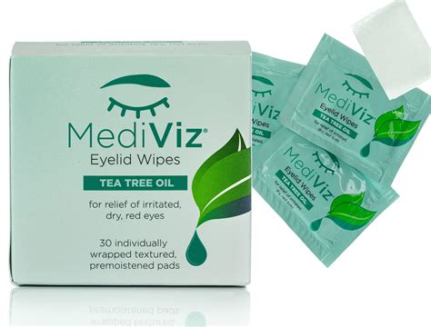 Buy Mediviz Tea Tree Eyelid Wipes – Hypoenic Formula For Demodex - Exfoliating Eyelid Wipes ...