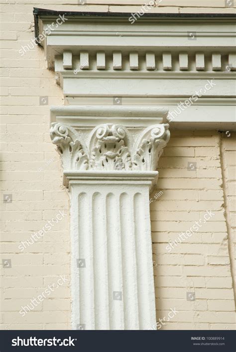 Fluted Corinthian Pilaster On Side Old Stock Photo 100889914 | Shutterstock