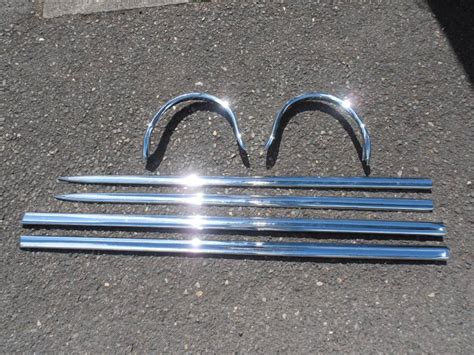 1955 Chevy Nomad 6-Piece Eyebrow, Fender & Door Trim Set - Image 2