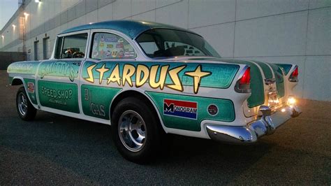 1955, Chevrolet, Bel, Air, Drag, Racing, Race, Gasser, Custom, Hot, Rod ...