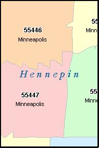 MINNEAPOLIS Minnesota, MN ZIP Code Map Downloads