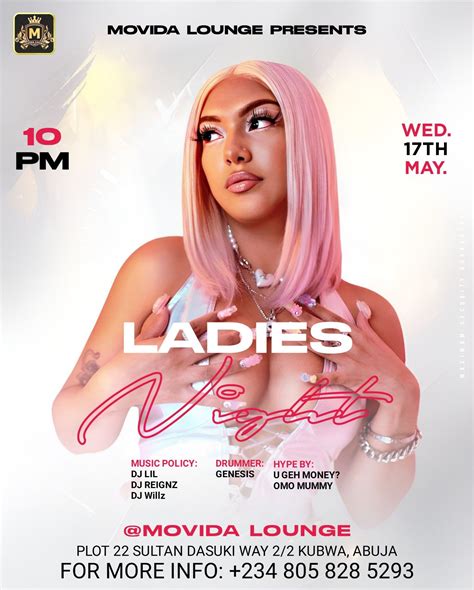 Ladies Night in 2023 | Social media design, Art day, Poster design