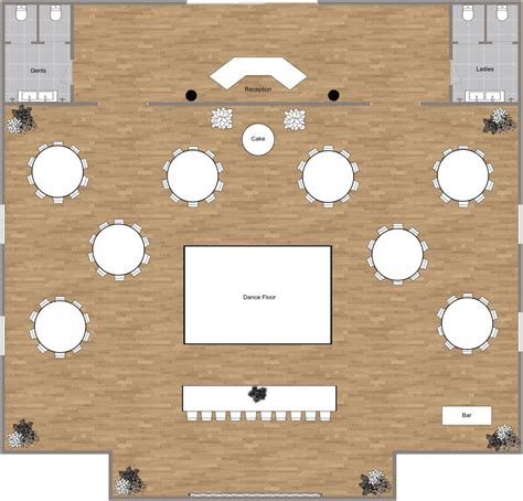 Rectangle Table Layout For Wedding Reception | Brokeasshome.com