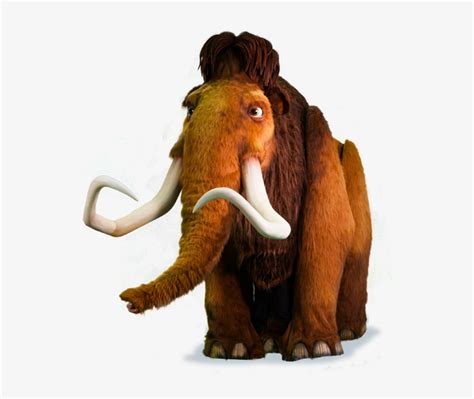 Download Manny The Wooly Mammoth - Manfred Ice Age | Transparent PNG ...