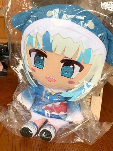 Hololive x Tsukumo Vtuber Gawr Gura Chibi Plush www.salaberlanga.com