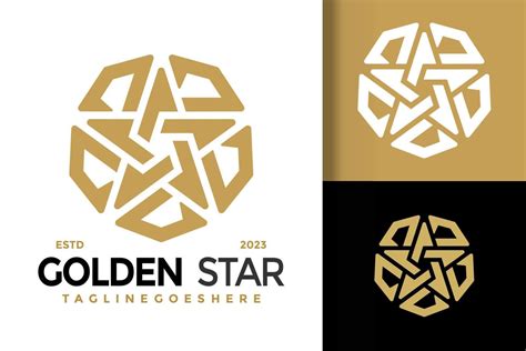 Abstract Golden Star Ornamental Logo 20704603 Vector Art at Vecteezy