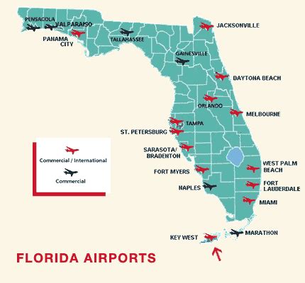 South Florida Airports Map