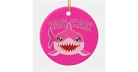 Baby Shark Xmas Christmas Tree Ornament | Zazzle