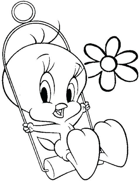 Tweety Coloring Pages at GetDrawings | Free download