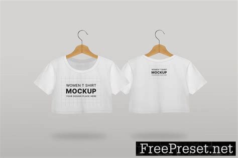 Woman wearing Minimal crop top mockup 7J3MDYE