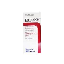 Erythrocin Granule 60Ml - Side Effects - Buy Online - ₨ 127 - khasmart