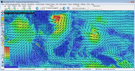 Weather forecast in the form of GRIB files