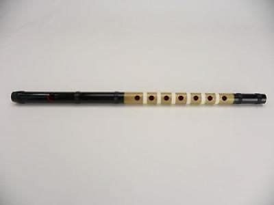 Wagakki Ryuteki Gagaku Japanese Ancient Court Music Whistle Flute Black Bamboo | Japon, Asie