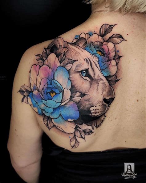 Aggregate more than 73 flowers and lion tattoo - in.coedo.com.vn