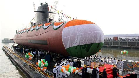 Indian Navy gets its first indigenously-built Scorpene-class submarine INS Kalvari | India News ...