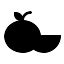 Food Fruit Vegetable Vegetarian Organic Orange Vector SVG Icon - SVG Repo