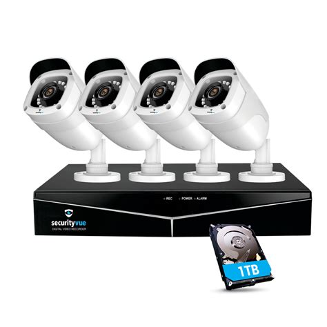 SECURITYVUE SMARTHOME PROFESSIONAL HD CCTV SECURITY SYSTEM 8 CHANNEL ...