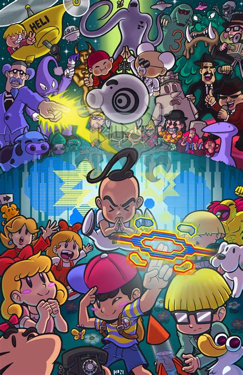 Earthbound! (1 of 2) by BallBots on DeviantArt