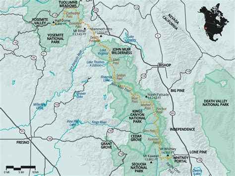 John Muir Trail (JMT) Overview - hiking in California