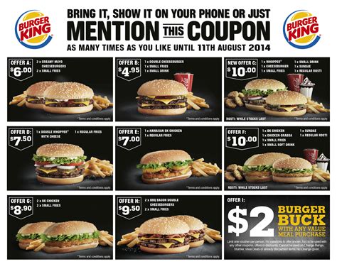 Printable Burger King Coupons