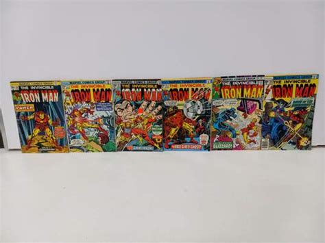 Buy the Bundle of 6 Assorted Vintage Iron Man Comic Books | GoodwillFinds