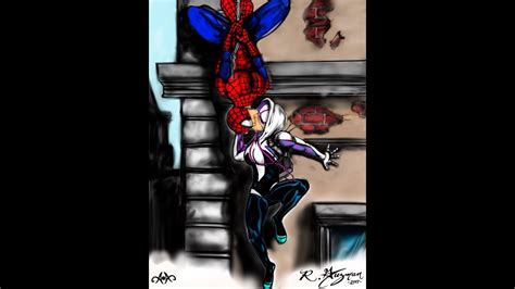 Kissing Gwen Spider Cosplay