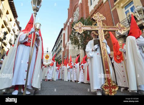 Easter Parade Procession Semana Santa Madrid Spain Stock Photo - Alamy