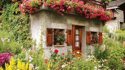 Geniales Flores en HD. Cuarta Parte. | Englische landhausgärten, Cottage garten, Hütten im ...