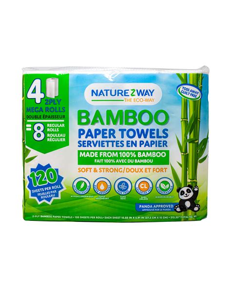 Bamboo Paper Towels - Pack of 4 – Hive Brands