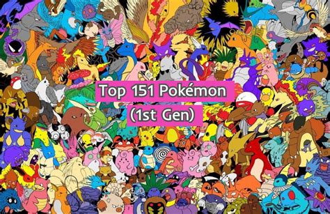 151 - Top 151 Pokémon (1st Gen) - PodCavern