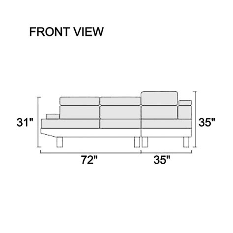 NEW 107" Modern Gray Velvet Contemporary Fabric Sectional Sofa Living ...