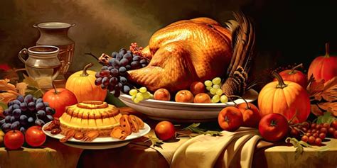 Premium AI Image | Thanksgiving Holiday foods