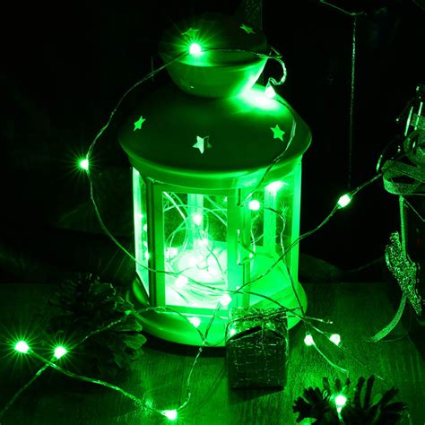 LUCKLED Battery Operated String Lights, 18ft 50LED Multi Color Changing Fairy Starry String ...
