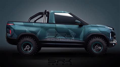 Tata Sierra EV Pickup Concept Digitally Rendered