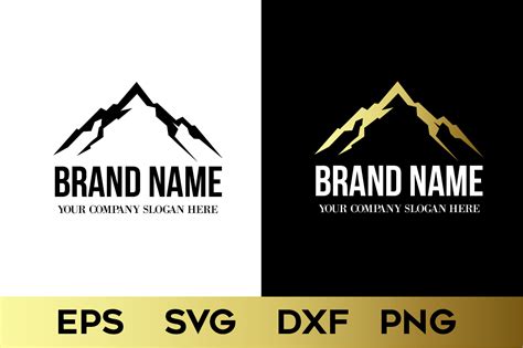 Mountain Logo Template Graphic by davidrockdesign · Creative Fabrica