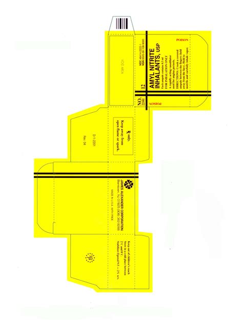 Amyl Nitrite Inhalant - FDA prescribing information, side effects and uses