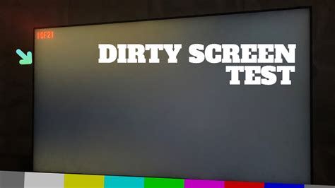 4K Dirty Screen Effect - Test Your TV or Display - YouTube