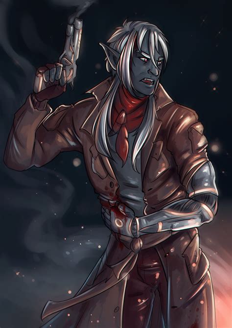 Cyberpunk sci fi drow, Ailanthus! | Half drow, Shadowrun, Dark elf