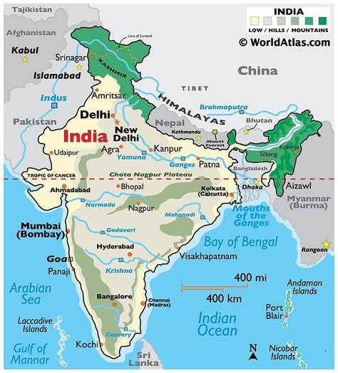 India Maps & Facts - World Atlas