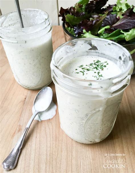 Buttermilk Ranch Dressing Recipe: homemade ranch dressing