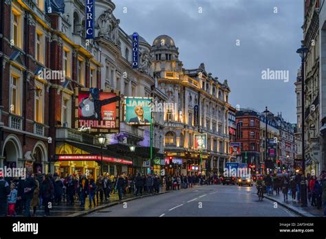 West End Theatre District, Shaftesbury Avenue, London, England, UK Stock Photo - Alamy