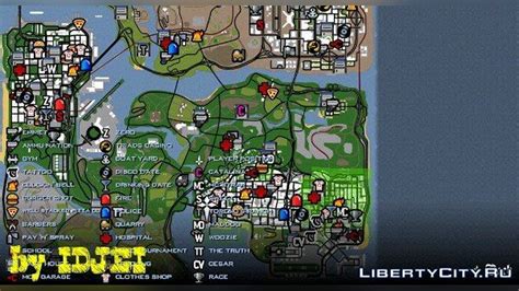 Download Full map icons for GTA San Andreas (iOS, Android)