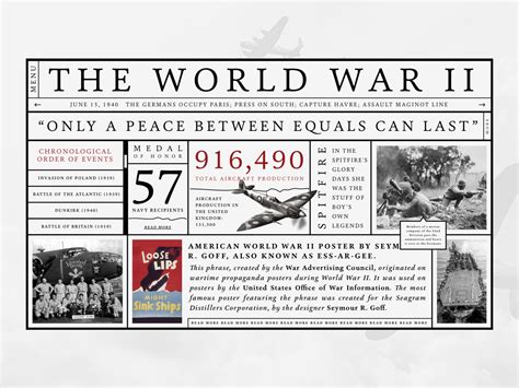 World War II facts by Ana Rumenović on Dribbble