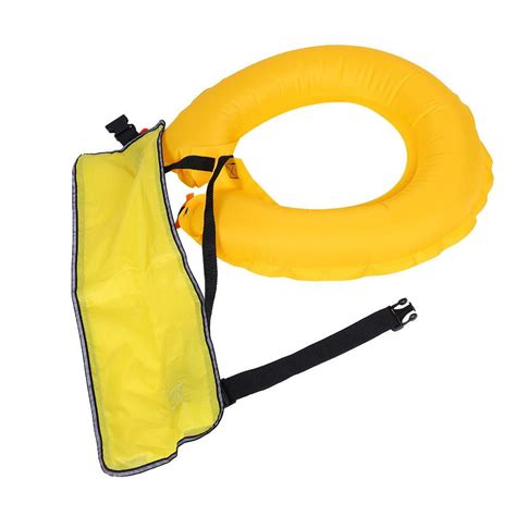 FAGINEY Inflatable Life Jacket Waist Belt Flotation Device With ...