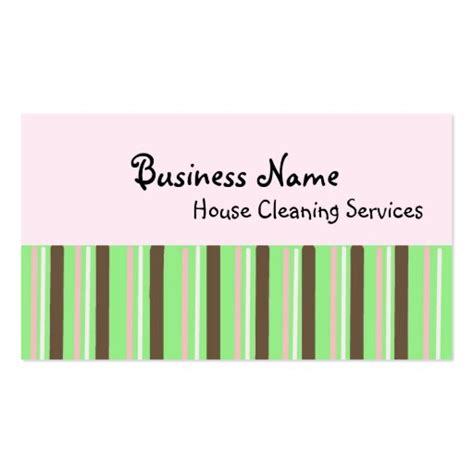 House Cleaning Services Business Card Templates | Zazzle