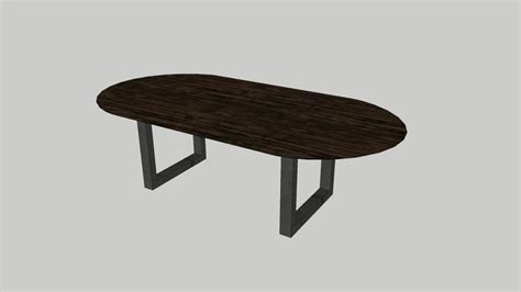 Modern Oval Dining table | 3D Warehouse