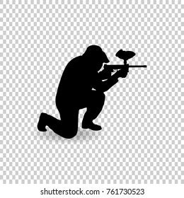 814 Paintball Player Silhouette Images, Stock Photos & Vectors ...