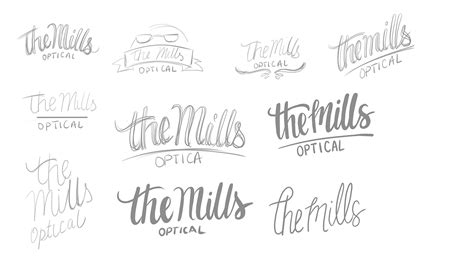 The Mills Optical Logo Concepts on Behance