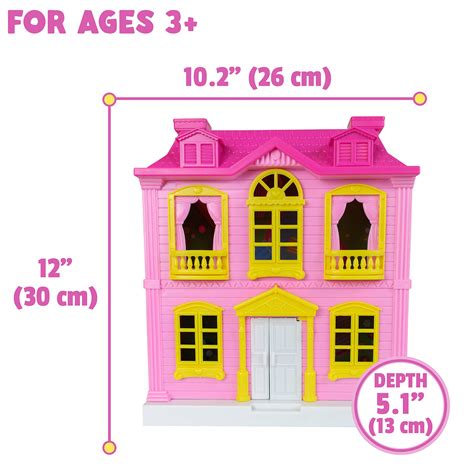 Oddbods Pink and Yellow House Playset for Kids - Features Indoor and Outdoor Spaces with ...